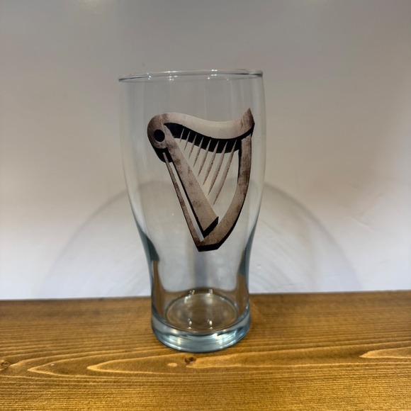 Guinness Other - Guinness Harp Pint Glass Beer Pub Bar Irish Stout Drinking Glass 20oz